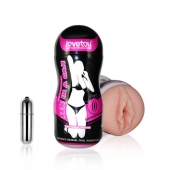 Мастурбатор-вагина Sex In A Can Vibra Vagina Tunnel - Lovetoy - в Батайске купить с доставкой