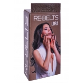 Кляп-трензель Lora с металлическими кольцами - Rebelts - купить с доставкой в Батайске