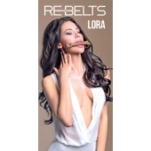 Кляп-трензель Lora с металлическими кольцами - Rebelts - купить с доставкой в Батайске