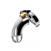 Серебристый мужской пояс верности TOYFA Metal - ToyFa - купить с доставкой в Батайске