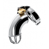 Серебристый мужской пояс верности TOYFA Metal - ToyFa - купить с доставкой в Батайске