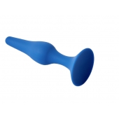 Синяя анальная пробка Gravity S - 10,5 см. - Le Frivole