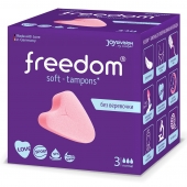 Женские гигиенические тампоны без веревочки FREEDOM normal - 3 шт. - Freedom - купить с доставкой в Батайске