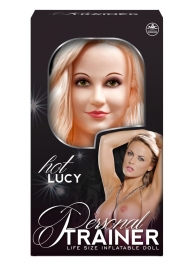 Надувная кукла с вибрацией и 2 любовными отверстиями Hot Lucy Lifesize Love Doll - NMC - в Батайске купить с доставкой