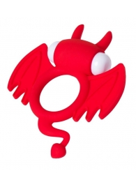 Красное эрекционное кольцо на пенис JOS COCKY DEVIL - JOS - в Батайске купить с доставкой