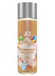 Смазка на водной основе Candy Shop Butterscotch с ароматом ирисок - 60 мл. - System JO - купить с доставкой в Батайске