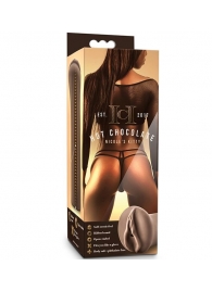 Коричневый мастубратор-вагина Nicole s Kitty - Blush Novelties - в Батайске купить с доставкой