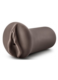 Коричневый мастубратор-вагина Nicole s Kitty - Blush Novelties - в Батайске купить с доставкой