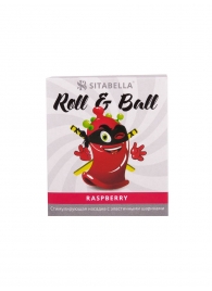 Стимулирующий презерватив-насадка Roll   Ball Raspberry - Sitabella - купить с доставкой в Батайске