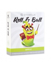 Стимулирующий презерватив-насадка Roll   Ball Apple - Sitabella - купить с доставкой в Батайске