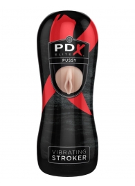 Мастурбатор-вагина Vibrating Pussy Stroker с вибрацией - Pipedream - в Батайске купить с доставкой