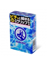 Презервативы Sagami Squeeze волнистой формы - 5 шт. - Sagami - купить с доставкой в Батайске