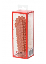 Телесная насадка на фаллос с бугорками KOKOS Extreme Sleeve 10 - 15,8 см. - KOKOS - в Батайске купить с доставкой