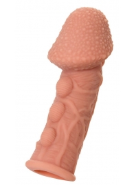 Насадка на фаллос с пузыриками, венками и ребристостью KOKOS Extreme Sleeve 09 - 12,7 см. - KOKOS - в Батайске купить с доставкой