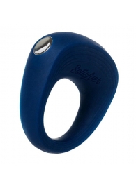 Синее эрекционное кольцо на пенис Satisfyer Ring 2 - Satisfyer - в Батайске купить с доставкой