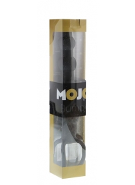 Черная ёлочка-насадка для двойного проникновения Mojo Bumpy - 15 см. - Seven Creations - в Батайске купить с доставкой