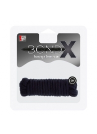 Чёрная веревка для связывания BONDX LOVE ROPE - 5 м. - Dream Toys - купить с доставкой в Батайске