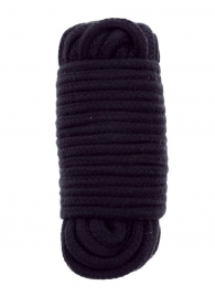 Черная веревка для связывания BONDX LOVE ROPE - 10 м. - Dream Toys - купить с доставкой в Батайске