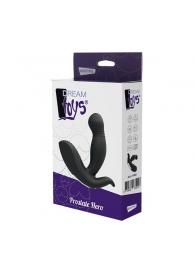 Черный вибромассажер простаты PROSTATE HERO - Dream Toys - в Батайске купить с доставкой