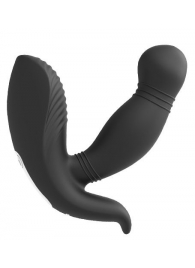 Черный вибромассажер простаты PROSTATE HERO - Dream Toys - в Батайске купить с доставкой