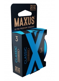 Классические презервативы в железном кейсе MAXUS Classic - 3 шт. - Maxus - купить с доставкой в Батайске