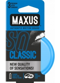 Классические презервативы в железном кейсе MAXUS Classic - 3 шт. - Maxus - купить с доставкой в Батайске