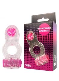 Прозрачное эрекционное кольцо Erowoman-Eroman - Erowoman-Eroman - в Батайске купить с доставкой