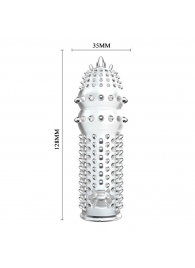 Закрытая прозрачная насадка Crystal sleeve - 14,2 см. - Erowoman-Eroman - в Батайске купить с доставкой