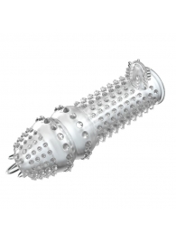 Закрытая прозрачная насадка Crystal sleeve - 14,2 см. - Erowoman-Eroman - в Батайске купить с доставкой