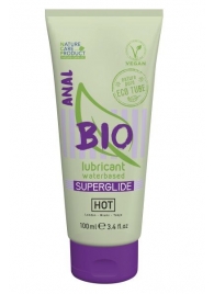 Интимный увлажняющий анальный гель BIO SuperGlide - 100 мл. - HOT - купить с доставкой в Батайске