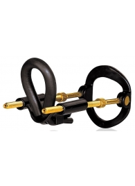 Черный экстендер-растяжитель пениса - Sex Expert - в Батайске купить с доставкой