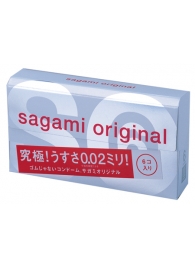 Ультратонкие презервативы Sagami Original - 6 шт. - Sagami - купить с доставкой в Батайске