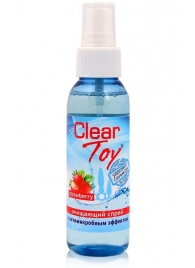 Очищающий спрей для игрушек CLEAR TOY Strawberry - 100 мл. - Биоритм - купить с доставкой в Батайске
