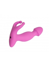 Розовый стимулятор простаты с усиками - 15 см. - 4sexdreaM - в Батайске купить с доставкой