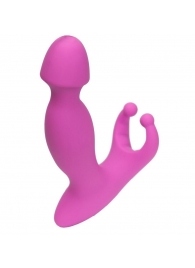 Розовый стимулятор простаты с усиками - 15 см. - 4sexdreaM - в Батайске купить с доставкой