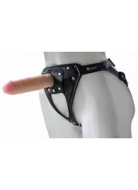 Универсальный мягкий пояс с насадкой Hard brutal BDSM-КОНСУЛ - 17 см. - LOVETOY (А-Полимер) - купить с доставкой в Батайске