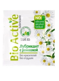 Пробник лубриканта на водной основе Bio Active - 3 гр. - Биоритм - купить с доставкой в Батайске