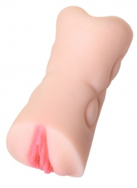 Телесный двусторонний мастурбатор Rich Fruit - вагина и анус - ToyFa - в Батайске купить с доставкой