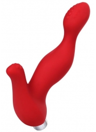 Красный силиконовый вибростимулятор простаты Proman - 12,5 см. - ToyFa - в Батайске купить с доставкой
