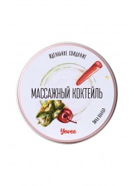 Массажная свеча «Массажный коктейль» с ароматом пина колады - 30 мл. - ToyFa - купить с доставкой в Батайске