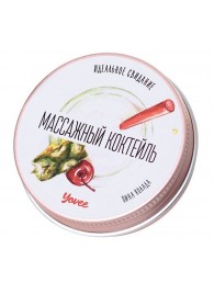 Массажная свеча «Массажный коктейль» с ароматом пина колады - 30 мл. - ToyFa - купить с доставкой в Батайске