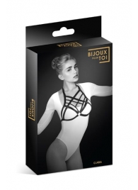 Черная упряжь на грудь Clara - Bijoux Pour Toi - купить с доставкой в Батайске