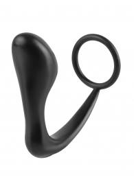 Эрекционное кольцо с анальной пробкой Ass-Gasm Cockring Plug - Pipedream - в Батайске купить с доставкой