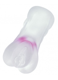 Прозрачный реалистичный мастурбатор Juicy Pussy Crystal Rose - ToyFa - в Батайске купить с доставкой