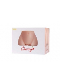 Мастурбатор-полуторс Cherry с вибрацией и двумя любовными тоннелями - KOKOS - в Батайске купить с доставкой