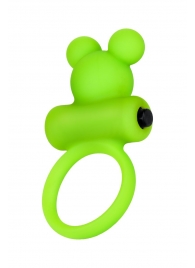 Зеленое виброкольцо на пенис A-Toys - A-toys - в Батайске купить с доставкой