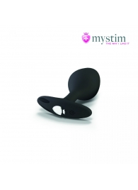 Черная пробка Mystim Rocking Vibe S с возможностью подключения к электростимулятору - 9,7 см. - MyStim - купить с доставкой в Батайске