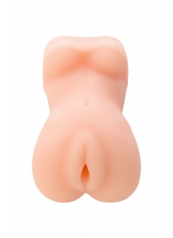 Телесный мастурбатор в виде женской фигурки - Toyfa Basic - в Батайске купить с доставкой