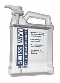 Канистра лубриканта Swiss Navy Water Based Lube на водной основе - 3,8 л. - Swiss navy - купить с доставкой в Батайске
