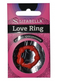 Эрекционное кольцо из киберкожи со стимулирующими бусинами - Sitabella - в Батайске купить с доставкой